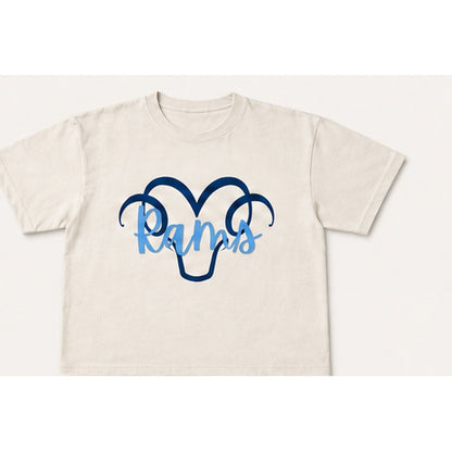 Rams Loopy T-shirt in ivory