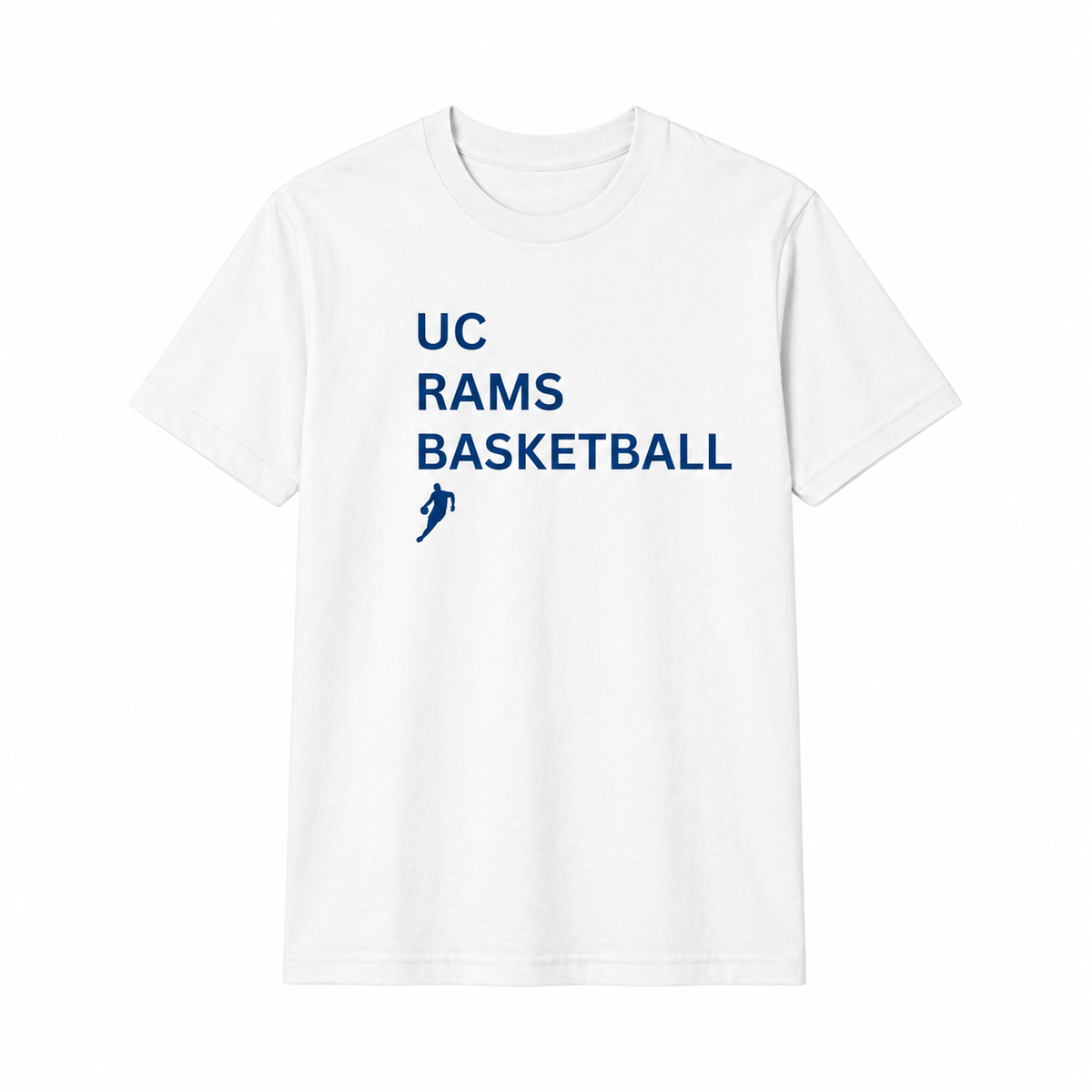 Rams Type White shirt with centered front print